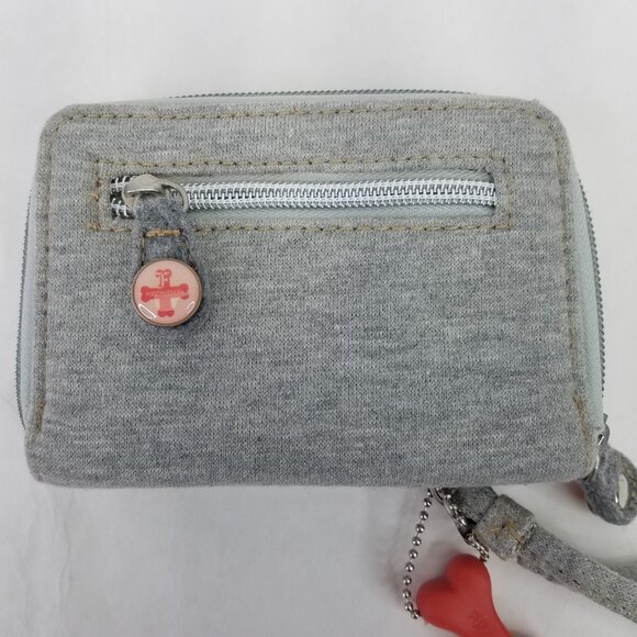 Fuzzy Nation Pug Women's Wristlet Wallet Purse Zipper Bag Dog Lover Collectible - Picture 5 of 13